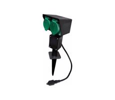 Vonkajší zásuvkový stĺpik EASY CONNECT 2Z 3600W/230V IP44 zelená