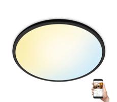 WiZ WiZ - LED Stmievateľné stropné svietidlo SUPERSLIM LED/22W/230V čierna Wi-Fi