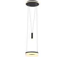 Wofi Wofi 6054-302 - LED Stmievateľný luster na lanku JESSE LED/15,5W/230V čierna