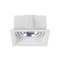 Zapustené Downlight Mod I, 1-plameňové, biela