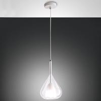 Závesná lampa Lila zo skla 1-plameňová číra