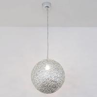 Závesná lampa Utopistico v striebornej Ø 40 cm
