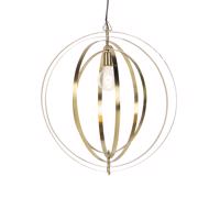 Závesná lampa z vintage mosadze - Rings