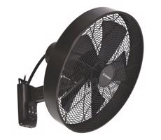 ZE ZE - Nástenný látor FREEZE 50W/230V čierna/hnedá + diaľkové ovládanie