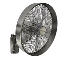 ZE ZE - Nástenný látor FREEZE 50W/230V pr. 40 cm chróm + diaľkové ovládanie