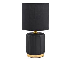 Zuma Line Zuma Line HS8720-BL - Stolná lampa 1xE14/40W/230V čierna/zlatá