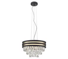 Zuma Line Zuma Line P0525-04A-P7D7 - Krištáľový luster na lanku NAICA 4xE14/40W/230V čierna