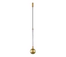 Zuma Line Zuma Line P0583-01A-2GHF - Luster na lanku MIDA 1xG9/6W/230V mosadz