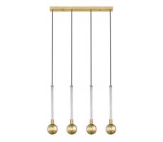 Zuma Line Zuma Line P0583-04A-2GHF - Luster na lanku MIDA 4xG9/6W/230V mosadz